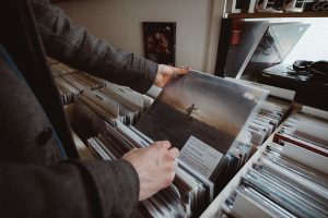vinyl record tactile experience